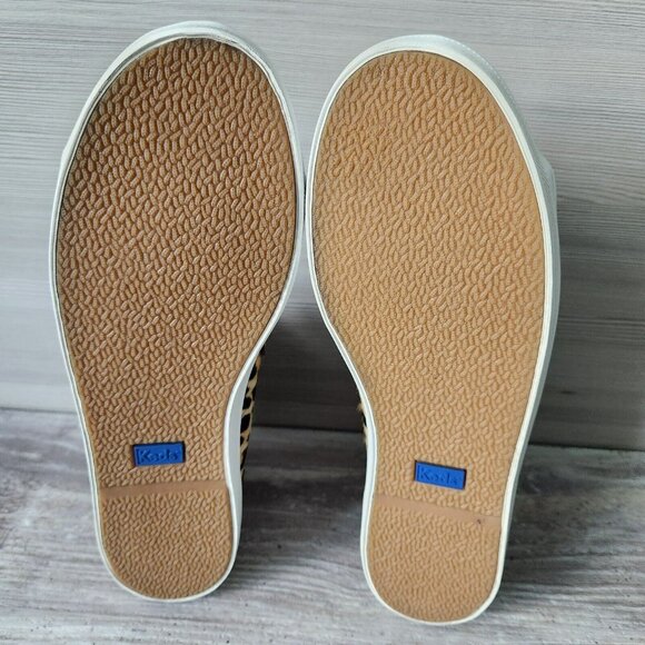 Kate Spade Keds X New York Kickstart High Top Leopard Sneakers Lace Shoes 7.5 - Picture 13 of 16